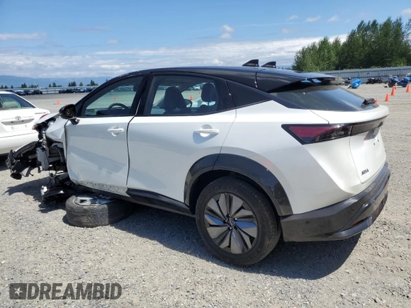 2023 Nissan ARIYA Platinum+ with VIN JN1DF0CD9PM708039, listed as a Copart auction lot 64815065 with 20,236 mi miles and Salvage title. Bid and sale history available at DreamBid. Image 2.