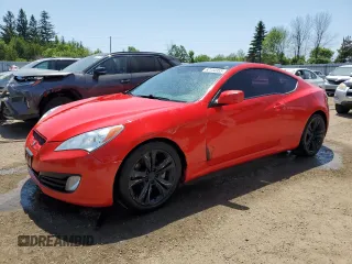 2011 Hyundai Genesis Coupe with VIN KMHHT6KD2BU058227, listed as a Copart auction lot 62154355 with 138,688 mi miles and Clean title. Bid and sale history available at DreamBid. Image 1.