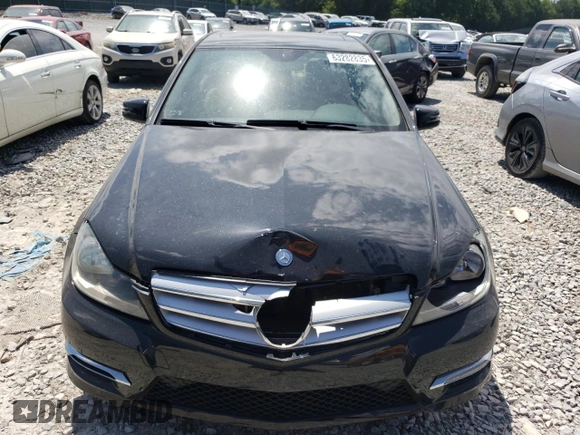 2012 Mercedes-Benz C 300 Sport with VIN WDDGF8BB2CR202340, listed as a Copart auction lot 63282835 with 111,000 mi miles and Salvage title. Bid and sale history available at DreamBid. Image 5.