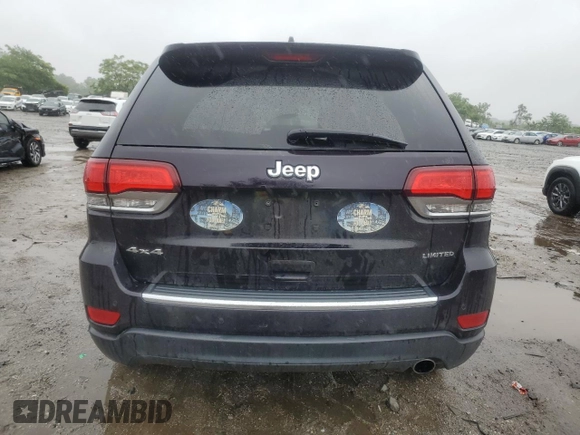 2020 Jeep Grand Cherokee Limited with VIN 1C4RJFBG4LC237921, listed as a Copart auction lot 60778655 with 128,281 mi miles and Salvage title. Bid and sale history available at DreamBid. Image 6.