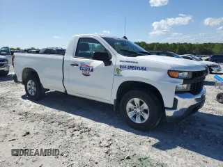 2021 Chevrolet Silverado 1500 Work Truck with VIN 3GCNWAEH0MG242300, listed as a Copart auction lot 50439714 with 64,486 mi miles and Salvage Title. Bid and sale history available at carsss.com. Image 4.