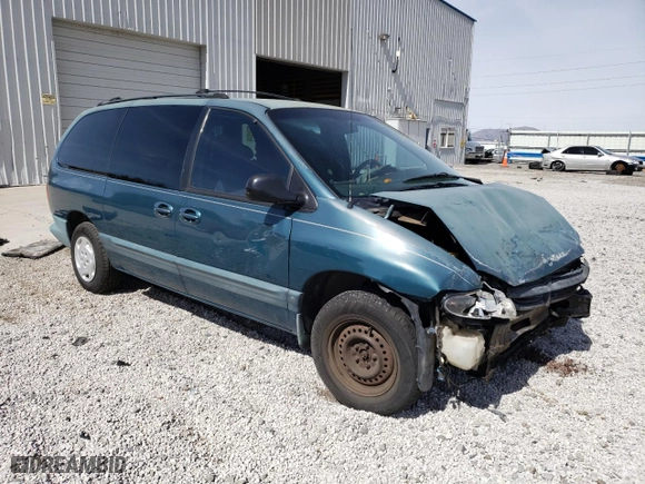 2000 Dodge Caravan SE with VIN 1B4GP44G1YB735849, listed as a Copart auction lot 49924075 with 184,031 mi miles and Salvage Title. Bid and sale history available at carsss.com. Image 4.