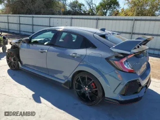 2019 Honda Civic Type R Touring with VIN SHHFK8G76KU203497, listed as a Copart auction lot 80994834 with 9,884 mi miles and Non Repairable. Bid and sale history available at carsss.com. Image 2.