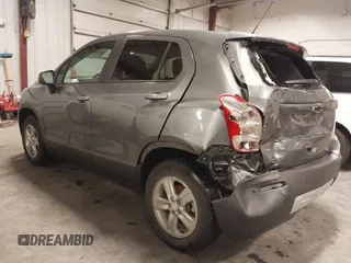 2020 Chevrolet Trax LS with VIN 3GNCJNSBXLL216278, listed as a IAAI auction lot 41416226 with 25,683 mi miles. Bid and sale history available at carsss.com. Image 3.