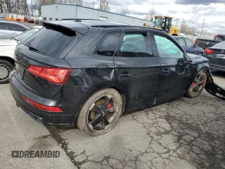 2019 Audi SQ5 Prestige with VIN WA1C4AFY3K2070890, listed as a Copart auction lot 49706185 with Not Provided miles and Salvage Title. Bid and sale history available at carsss.com. Image 3.