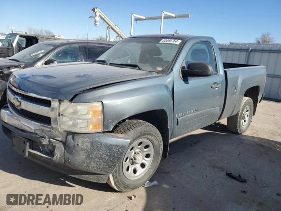 2008 Chevrolet Silverado 1500 Work Truck with VIN 1GCEC14C58Z102120, listed as a Copart auction lot 83669754 with 144,119 mi miles and Salvage Title. Bid and sale history available at carsss.com. Image 1.