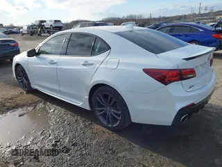 2018 Acura TLX w/A-SPEC Pkg with VIN 19UUB3F61JA000384, listed as a IAAI auction lot 41452595 with 36,139 mi miles. Bid and sale history available at carsss.com. Image 3.