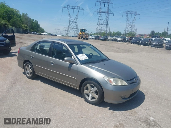 2004 Honda Civic EX with VIN 2HGES26734H550750, listed as a IAAI auction lot 42215037 with 139,997 mi miles and . Bid and sale history available at DreamBid. Image 1.