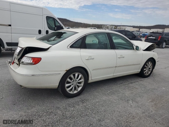2006 Hyundai Azera SE with VIN KMHFC46F26A046383, listed as a Copart auction lot 47971535 with 306,323 mi miles and Salvage Title. Bid and sale history available at carsss.com. Image 3.