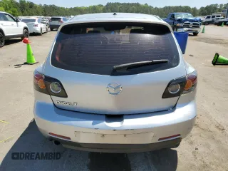 2004 Mazda 3 s with VIN JM1BK343741122704, listed as a Copart auction lot 53317435 with 214,688 mi miles and Salvage Title. Bid and sale history available at carsss.com. Image 6.