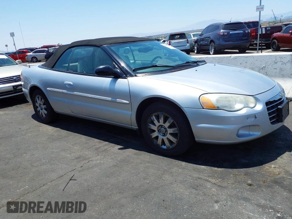 2004 Chrysler Sebring Limited z VIN 1C3EL65R94N150421, wystawiony jako IAAI lot #42614705 z przebiegiem 75 610 mil mil oraz . Historia ofert i sprzedaży dostępna na DreamBid. Obrazek 1.