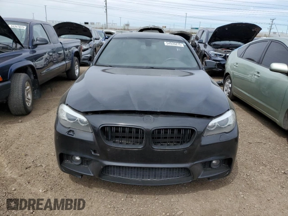 2013 BMW 5 Series 550i with VIN WBAFR9C57DDX80442, listed as a Copart auction lot 54935275 with 92,346 mi miles and Clean Title. Bid and sale history available at carsss.com. Image 5.