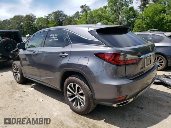 2022 Lexus RX with VIN 2T2AZMAA2NC244458, listed as a Copart auction lot 51165363 with 5,578 mi miles. Bid and sale history available at carsss.com. Image 2.