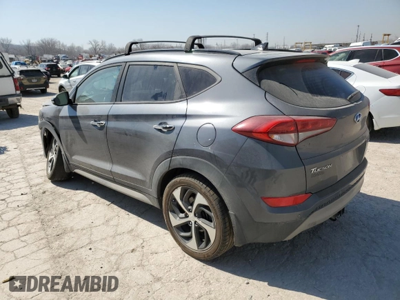 2017 Hyundai Tucson Limited z VIN KM8J3CA27HU370309, wystawiony jako Copart lot #48819045 z przebiegiem 75 227 mil mil oraz Szkoda całkowita • Salvage title. Historia ofert i sprzedaży dostępna na DreamBid. Obrazek 2.