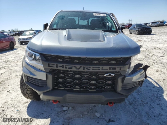 2022 Chevrolet Colorado 4WD ZR2 with VIN 1GCGTEEN1N1240974, listed as a Copart auction lot 49342335 with 18,980 mi miles and Salvage Title. Bid and sale history available at carsss.com. Image 5.