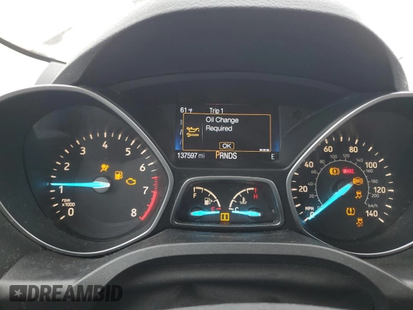2017 Ford Escape SE with VIN 1FMCU0GD8HUA53068, listed as a Copart auction lot 56161995 with 137,597 mi miles and Clean Title. Bid and sale history available at DreamBid. Image 9.