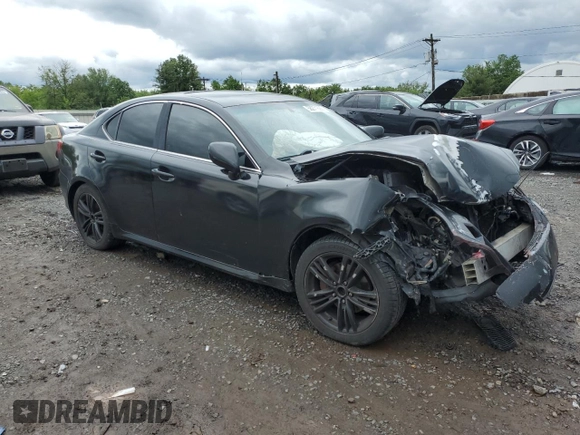 2006 Lexus IS 250 with VIN JTHBK262262016946, listed as a Copart auction lot 58271605 with 110,555 mi miles and Clean title. Bid and sale history available at DreamBid. Image 4.