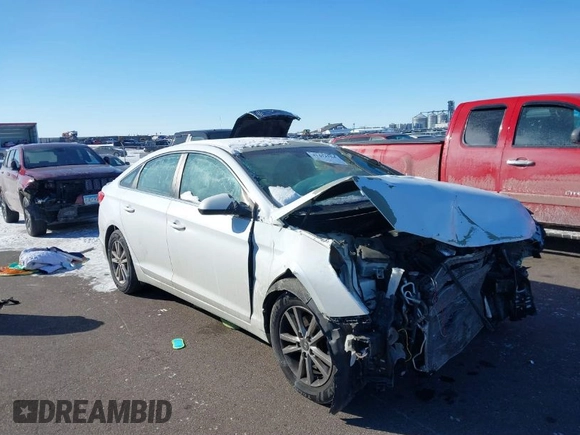 2017 Hyundai Sonata 2.4L with VIN 5NPE24AF4HH451523, listed as a IAAI auction lot 41621196 with 120,703 mi miles. Bid and sale history available at carsss.com. Image 1.