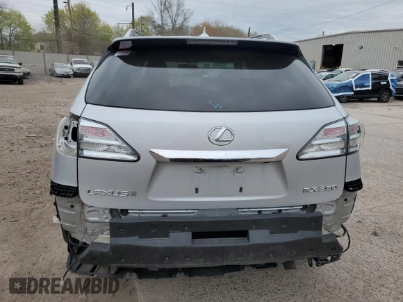 2010 Lexus RX 350 with VIN 2T2BK1BA0AC011176, listed as a Copart auction lot 53972275 with 148,979 mi miles and Salvage Title. Bid and sale history available at DreamBid. Image 6.