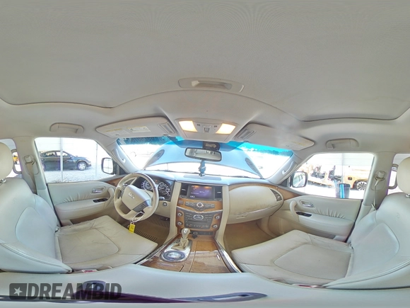 2011 Infiniti QX56 7-passenger with VIN JN8AZ2NFXB9501158, listed as a Copart auction lot 69260764 with 259,923 mi miles and Salvage Title. Bid and sale history available at carsss.com. Image 13.
