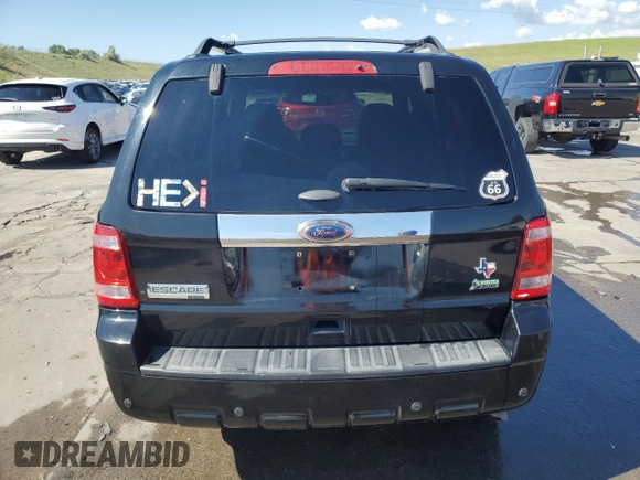 2012 Ford Escape Limited with VIN 1FMCU9EG4CKB53870, listed as a Copart auction lot 59166885 with 168,877 mi miles and Salvage title. Bid and sale history available at DreamBid. Image 6.