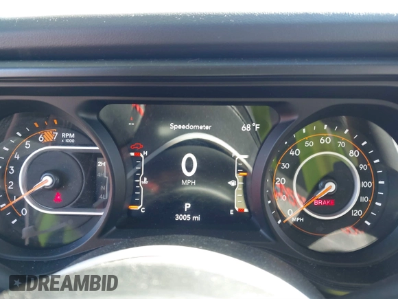 2024 Jeep Wrangler Rubicon with VIN 1C4PJXFG5RW268447, listed as a IAAI auction lot 41887497 with 3,005 mi miles. Bid and sale history available at carsss.com. Image 7.