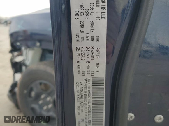 2020 Jeep Compass Sport с VIN 3C4NJDAB0LT149770, выставлен на аукционе Copart как лот 45551475 с пробегом 48 326 миль миль и Списание • Salvage title. История ставок и продаж доступна на DreamBid. Изображение 13.