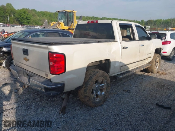 2014 Chevrolet Silverado 1500 LTZ with VIN 3GCUKSEC7EG281632, listed as a IAAI auction lot 42064565 with 178,957 mi miles. Bid and sale history available at carsss.com. Image 4.