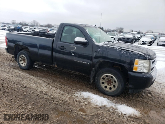 2009 Chevrolet Silverado 1500 Work Truck with VIN 1GCEC14X19Z182262, listed as a Copart auction lot 82851404 with 296,528 mi miles and Clean Title. Bid and sale history available at DreamBid. Image 4.