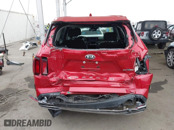 2021 Kia Sorento EX with VIN KNDRH4LGXM5033337, listed as a IAAI auction lot 42141271 with 59,956 mi miles and . Bid and sale history available at DreamBid. Image 16.