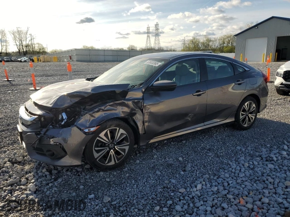 2017 Honda Civic EX-T with VIN 19XFC1E33HE002127, listed as a Copart auction lot 53803365 with 70,075 mi miles and Salvage Title. Bid and sale history available at DreamBid. Image 1.