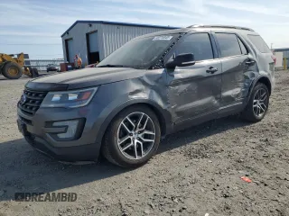 2016 Ford Explorer Sport z VIN 1FM5K8GT7GGB34810, wystawiony jako Copart lot #60070045 z przebiegiem 189 109 mil mil oraz Szkoda całkowita • Salvage title. Historia ofert i sprzedaży dostępna na DreamBid. Obrazek 1.