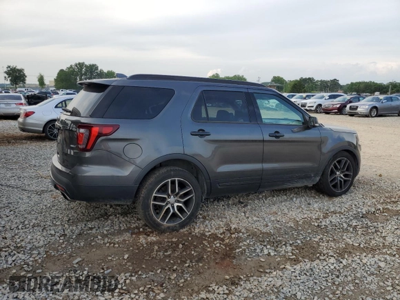 2017 Ford Explorer Sport with VIN 1FM5K8GT5HGD36420, listed as a Copart auction lot 57654015 with 122,804 mi miles and Salvage title. Bid and sale history available at DreamBid. Image 3.