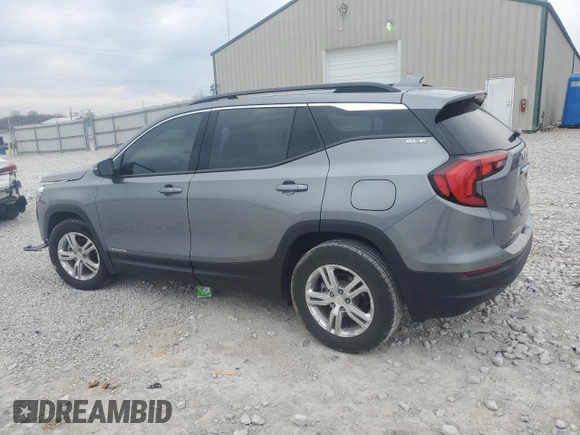 2020 GMC Terrain SLE with VIN 3GKALMEV5LL202108, listed as a Copart auction lot 47255375 with 44,187 mi miles and Salvage Title. Bid and sale history available at carsss.com. Image 2.