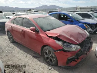 2019 Kia Forte LXS with VIN 3KPF24AD0KE079421, listed as a Copart auction lot 53004155 with 93,695 mi miles and Salvage title. Bid and sale history available at DreamBid. Image 4.
