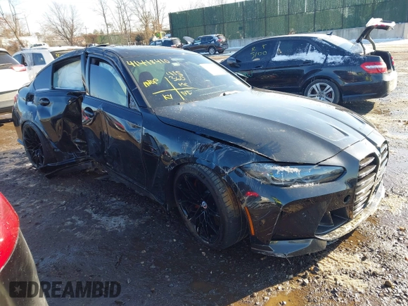2023 BMW M3 Competition xDrive z VIN WBS43AY01PFN70186, wystawiony jako IAAI lot #41418410 z przebiegiem 12 284 mil mil oraz . Historia ofert i sprzedaży dostępna na DreamBid. Obrazek 1.