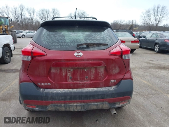 2019 Nissan Kicks SR with VIN 3N1CP5CUXKL492775, listed as a IAAI auction lot 41781059 with 152,745 mi miles. Bid and sale history available at carsss.com. Image 16.
