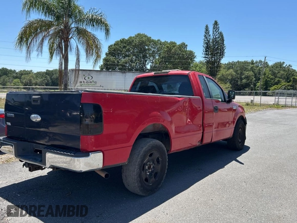 2007 Ford F-150 XL with VIN 1FTRF12W47KB40354, listed as a Copart auction lot 53722065 with 347,761 mi miles and Clean title. Bid and sale history available at DreamBid. Image 4.