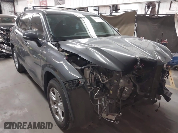 2021 Toyota Highlander L with VIN 5TDCZRBH2MS146641, listed as a IAAI auction lot 42237613 with 68,480 mi miles and . Bid and sale history available at DreamBid. Image 1.