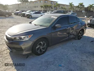 2017 Honda Accord LX with VIN 1HGCR2F30HA112692, listed as a Copart auction lot 52982765 with 87,501 mi miles and Salvage Title. Bid and sale history available at carsss.com. Image 1.