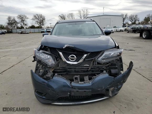 2016 Nissan Rogue SV with VIN KNMAT2MT9GP624375, listed as a Copart auction lot 43766965 with 101,654 mi miles and Salvage Title. Bid and sale history available at carsss.com. Image 5.