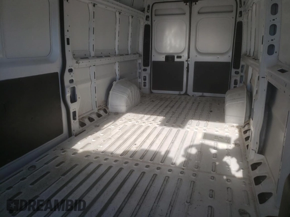 2023 Ram ProMaster Cargo with VIN 3C6MRVJGXPE501020, listed as a Copart auction lot 82050114 with 22,623 mi miles and Salvage Title. Bid and sale history available at DreamBid. Image 10.