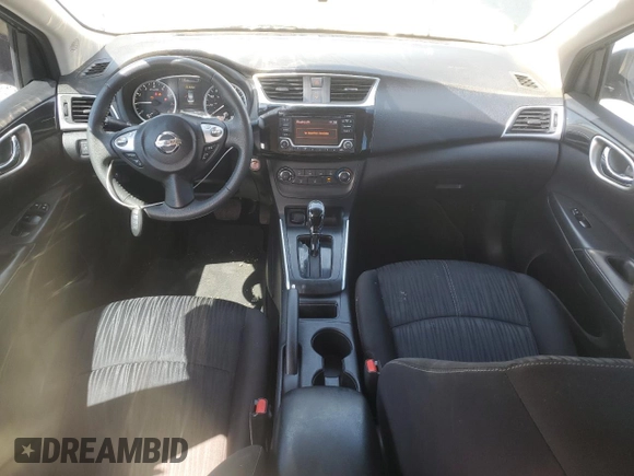 2017 Nissan Sentra S with VIN 3N1AB7AP9HY313829, listed as a Copart auction lot 51959925 with 92,379 mi miles and Salvage Title. Bid and sale history available at DreamBid. Image 8.