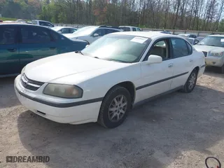 2002 Chevrolet Impala with VIN 2G1WF52E129332206, listed as a IAAI auction lot 41948667 with 166,365 mi miles. Bid and sale history available at carsss.com. Image 2.