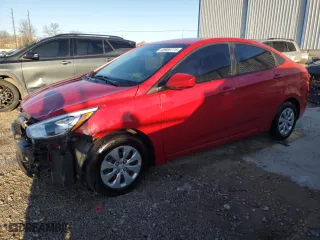 2016 Hyundai Accent SE with VIN KMHCT4AE5GU154630, listed as a Copart auction lot 48969775 with 81,508 mi miles and Salvage Title. Bid and sale history available at carsss.com. Image 1.