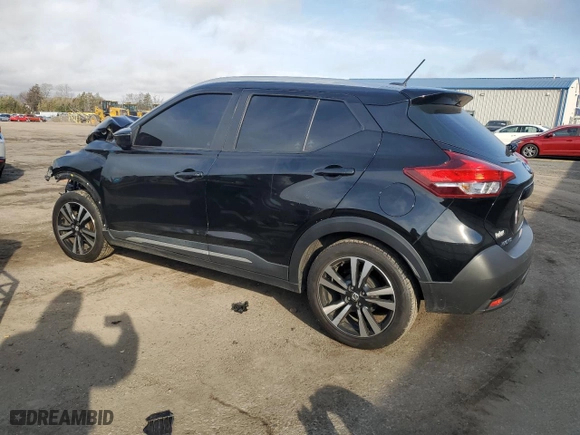 2018 Nissan Kicks SR with VIN 3N1CP5CUXJL528981, listed as a Copart auction lot 49956335 with 0 mi miles and Salvage Title. Bid and sale history available at carsss.com. Image 2.