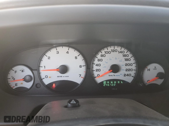 2001 Chrysler Sebring with VIN 1C3EL46U41N609633, listed as a Copart auction lot 75944184 with 246,722 mi miles and Salvage Title. Bid and sale history available at DreamBid. Image 9.