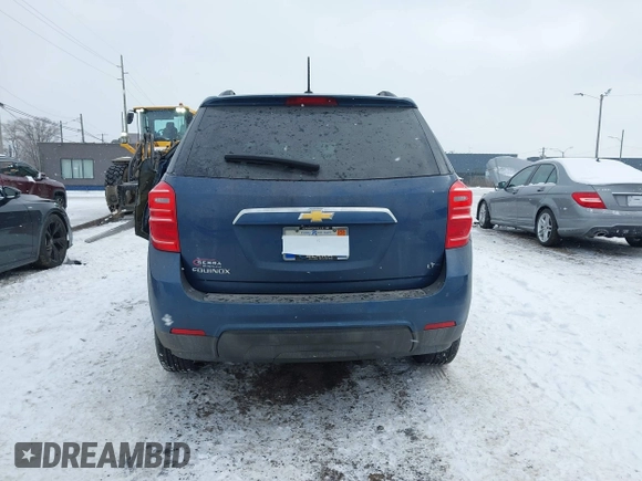 2017 Chevrolet Equinox LT with VIN 2GNALCEK4H6254800, listed as a IAAI auction lot 41281805 with 91,966 mi miles. Bid and sale history available at carsss.com. Image 16.