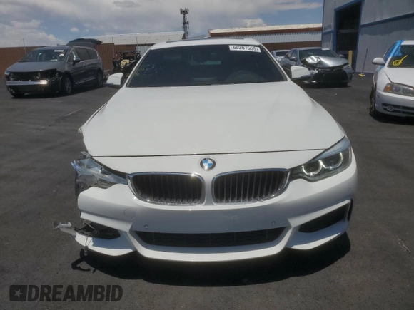 2015 BMW 4 Series 428i xDrive with VIN WBA4C9C50FG135058, listed as a Copart auction lot 60287555 with 86,809 mi miles and Salvage title. Bid and sale history available at DreamBid. Image 5.