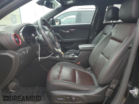 2022 Chevrolet Blazer RS with VIN 3GNKBERS7NS236298, listed as a Copart auction lot 53405145 with 51,334 mi miles and Clean title. Bid and sale history available at DreamBid. Image 7.